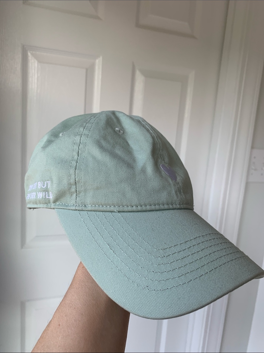 Atticus Mint Cotton Baseball Cap